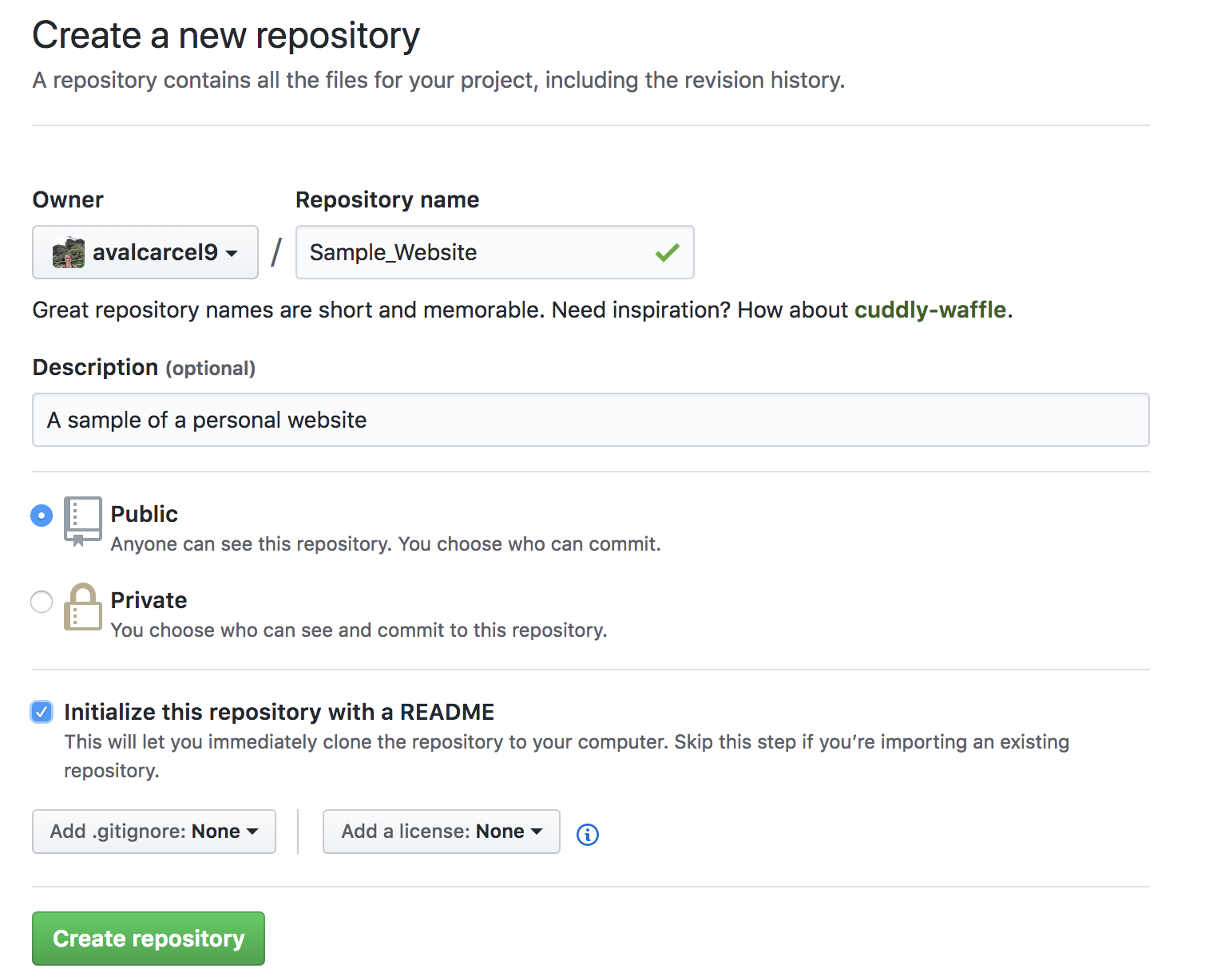 New Repository